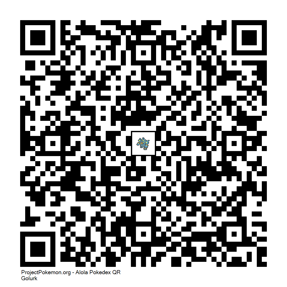 Cdigo QR de Golurk